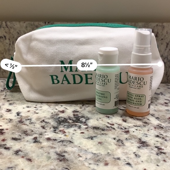 NWT Mario Badescu Cleanser, Mist, & Bag Bundle Set - Picture 8 of 13